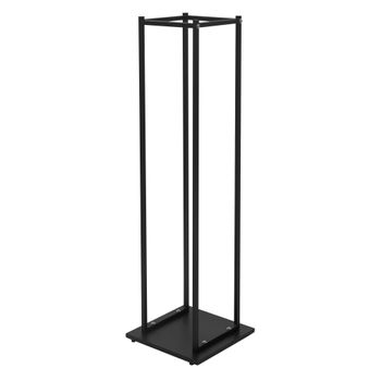 Leñero 33x115x33 Cm Metal Negro Ml-design