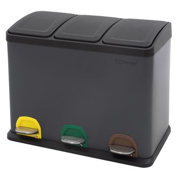 Cubo De Basura Con Sensor Automático 50 L Acero Inoxidable Vidaxl con  Ofertas en Carrefour