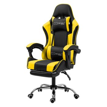 Sillón De Masaje Gaming Cuero Pu Negro/gris Ml Design