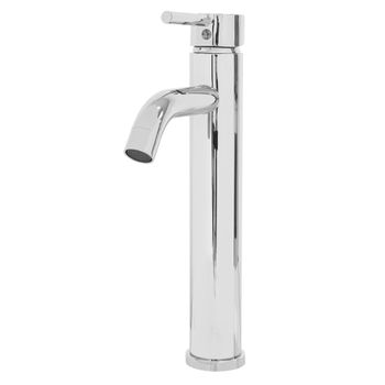 Grifo Lavabo 155x52x295 Mm Latón Acero Inoxidable Cromo Luxebath