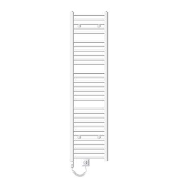 Radiador De Baño Sahara Con Resistencia 900w 400x1800 Mm Blanco