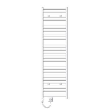 Radiador De Baño Sahara Con Resistencia 900w 500x1800 Mm Blanco