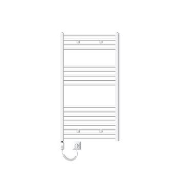 Radiador De Baño Sahara Con Resistencia 900w 750x1200 Mm Blanco