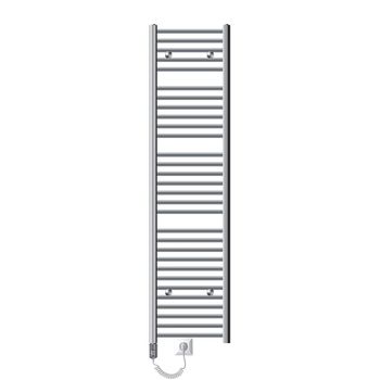 Radiador De Baño Sahara Con Resistencia 900w 400x1800 Mm Cromado