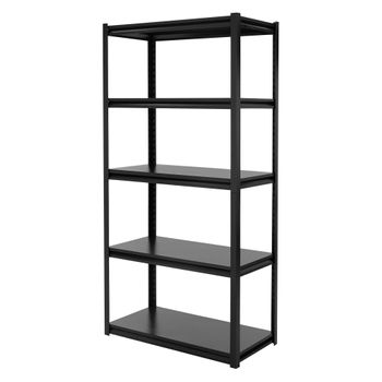 Estantería De Pie Jernløse Con 5 Estantes De Rejilla Metal 160 X 69 X 32 Cm  Negro [en.casa] con Ofertas en Carrefour