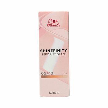 Coloración Permanente Wella Shinefinity Nº 05/43 (60 Ml)