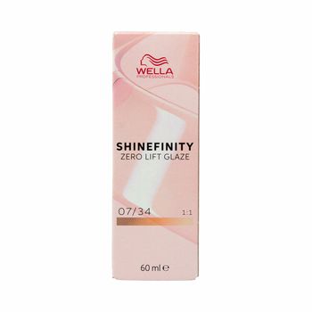 Coloración Permanente Wella Shinefinity Nº 07/34 (60 Ml)