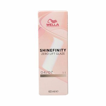 Coloración Permanente Wella Shinefinity Nº 04/07 (60 Ml)