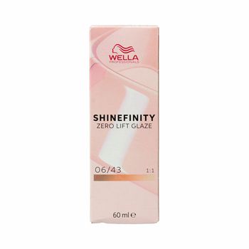 Coloración Permanente Wella Shinefinity Nº 06/43 (60 Ml)