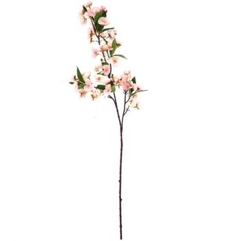 Rama De Cerezo Rosa En Flor 74 Cm