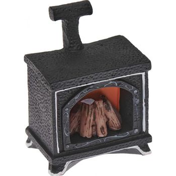 Chimenea En Miniatura Con Luz 7x4,8x3,5cm