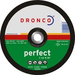 Dronco C24r-230 - Disco De Corte Piedra C 24 R Perfect, 230 X 3 Mm