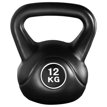 Pesa Rusa De Hormigón 12kg Kettlebell Para Entrenamientos Musculación