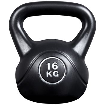 Pesa rusa Avento Kettlebell 16 Kg Negro