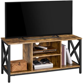 Mueble Tv Salón Mesa Tv Para Televisores Hasta 45 Pulgadas Marrón