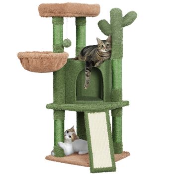 Arbol Rascador Para Gatos De Terciopelo Y Cuerda Rascador 49x49x79 Cm con  Ofertas en Carrefour