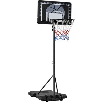 Canasta De Baloncesto Portátil Altura Ajustable Exteriores 219-249cm