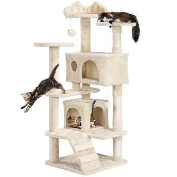 Árbol Rascador Para Gatos Torre Rascador Escalador Para 2-3 Gatos