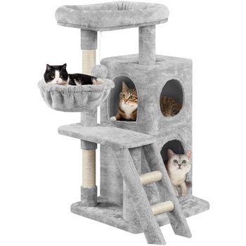 Casa Para Gatos De Exterior Family Gris Y Blanco 57x55x80 Cm Kerbl con  Ofertas en Carrefour