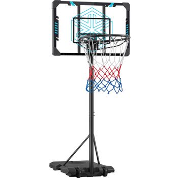 Canasta Baloncesto Exterior Con Ruedas Para Niños Y Adultos 216-246cm