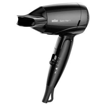 Braun Satin-hair 1 Hd 130 1200 W Negro