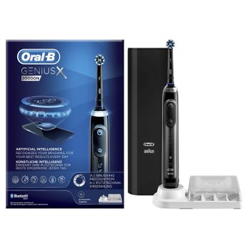 Oral-B Cepillo de dientes eléctrico, iO Serie 4 con estuche de viaje Quite  White 