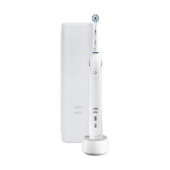 Braun Oral-b Pro 2500 Blanco Cepillo De Dientes Eléctrico Recargable Con Tecnología 3d + Estuche De Viaje