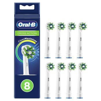 Cabezal De Cepillo Crossaction Con Cleanmaximiser, 8 Oral-b