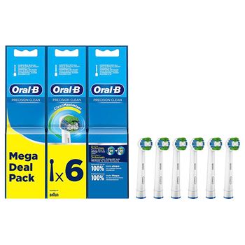 Pack De 6 Recambios Cepillo Oral B