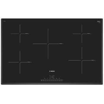 Bosch Serie 6 Piv851fb1e Hobs Negro Integrado 80 Cm Con Placa De Inducción 4 Zona(s)