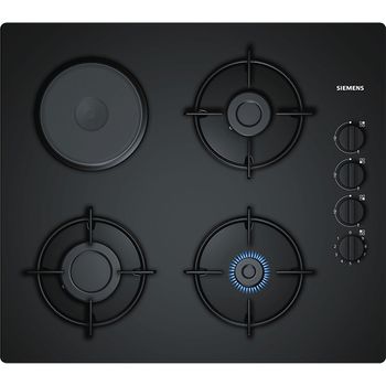 Siemens Placa De Cocina De Vidrio A Gas Mixto 60cm Negro - Eo6b6yb10