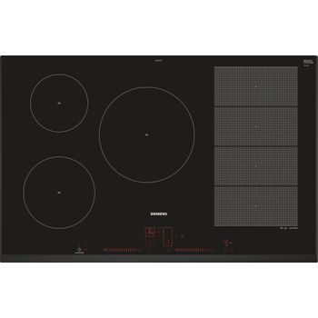 Siemens Placa De Inducción 80cm 4 Fuegos 7400w Negra - Ex851lvc1f