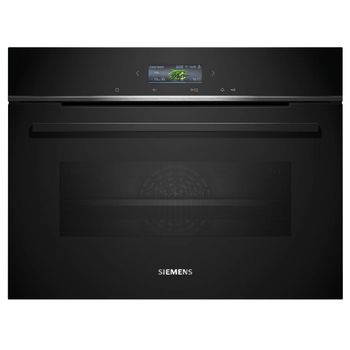 horno mixto mo integrable 45l pirólisis inox/negro - cm676gbs1 - siemens 