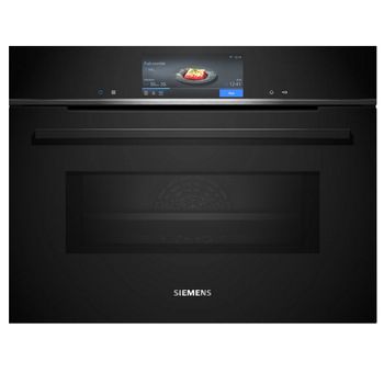 Calientaplatos Siemens BI630DNS1, 29 cm cristal negro