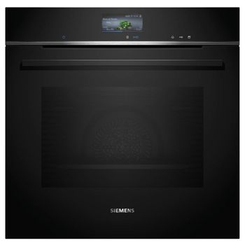 Siemens Horno Combinado De Vapor Integrado 71l 60cm A+ Pirólisis Negro - Hr776g3b1