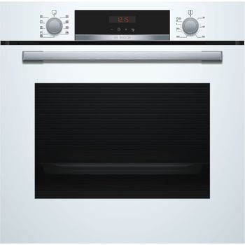 Bosch Horno Multifunción Integrado 71l 60cm Con Pirólisis Blanco - Hba573bv0