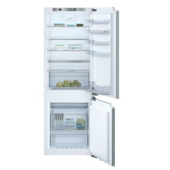 UNIVERSALBLUE Frigorífico Combi 170 cm, Nevera Pequeña con Congelador 4*, Refrigerador de 260 Litros, Puerta Reversible, Sistema Silencioso