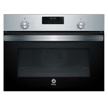 Horno eléctrico con vapor plateado y negro Balay 3HA4031X2 - Comprar barato