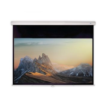 Deluxx Advanced Slowmotion, Pantalla Manual - Blanco Mate Polaro - 170 X 95 Cm; 16:9