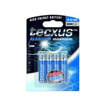 Pilas Alcalinas Tecxus Aaa (pack 4)