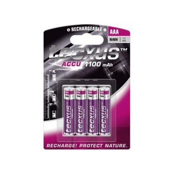 Pilas Recargables Tecxus Aaa 1100mah (pack 4)