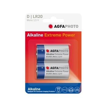 Agfa Pilas Alcalinas D Agfaphoto Pack 2uds (lr20)