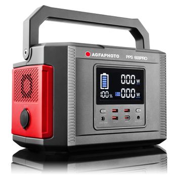 Agfaphoto Power Station Ps600pro - Portable Power Station 626wh 230v/50hz Versión 8 Tipo F / De