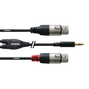 Cordial Cfy 1,8 Wff Cable 2xlrh-minijack 1,8 Metros