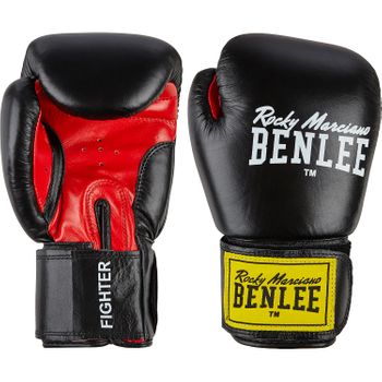 Guantes De Boxeo Benlee Fighter 12 Oz Negro/rojo