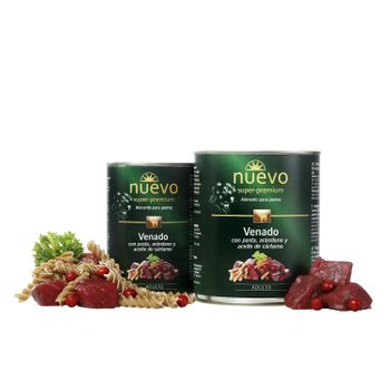 Nuevo Lata Perro Adulto: Venado, 400 G