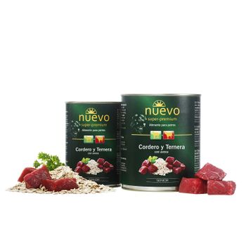 Nuevo Lata Perro Senior Cordero Avena, 400 G