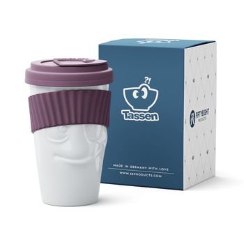 Mug Para Llevar Color Morado