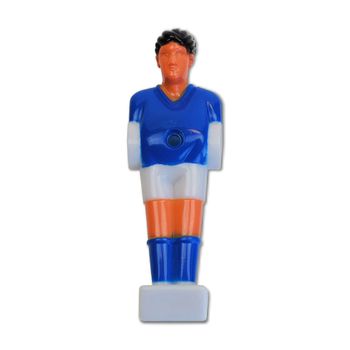 Jugador Futbolines Plastico Azul Blanco 13mm 2489.01