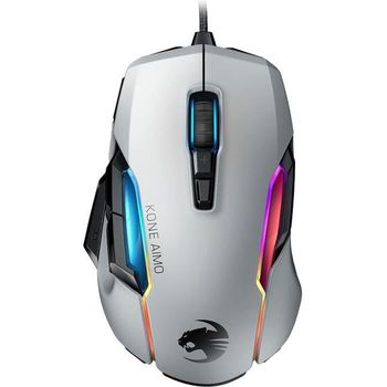 Ratón Para Juegos Kone Aimo - Blanco Roccat